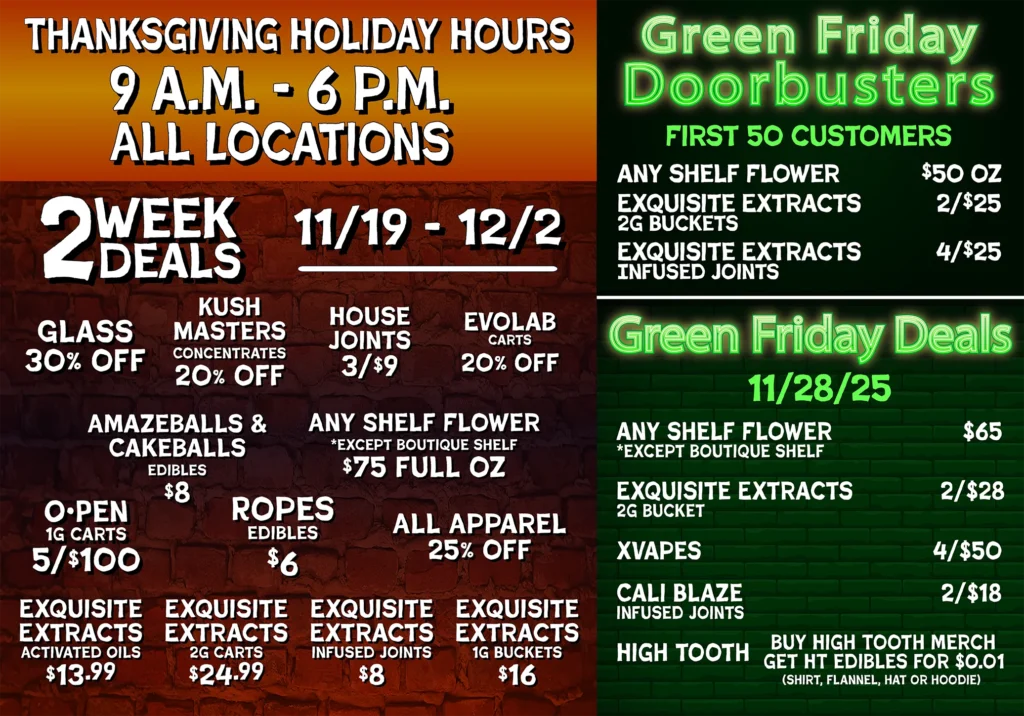 2 Week Deals / Max-Out Specials