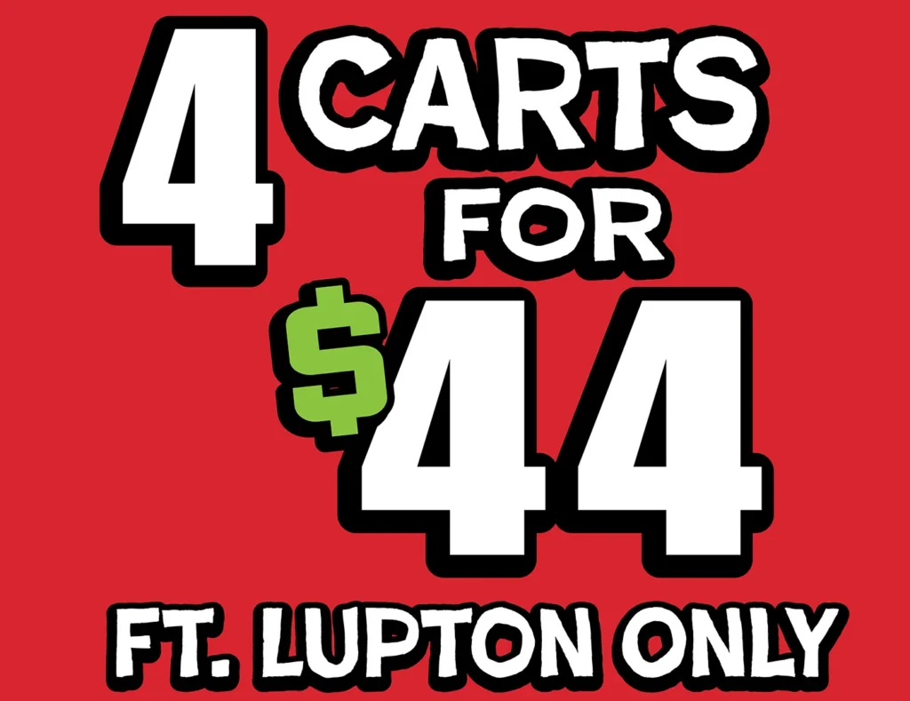 4 Carts for $44 - Ft. Lupton only
