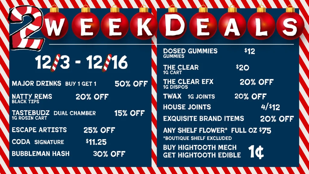 2 Week Deals / Max-Out Specials