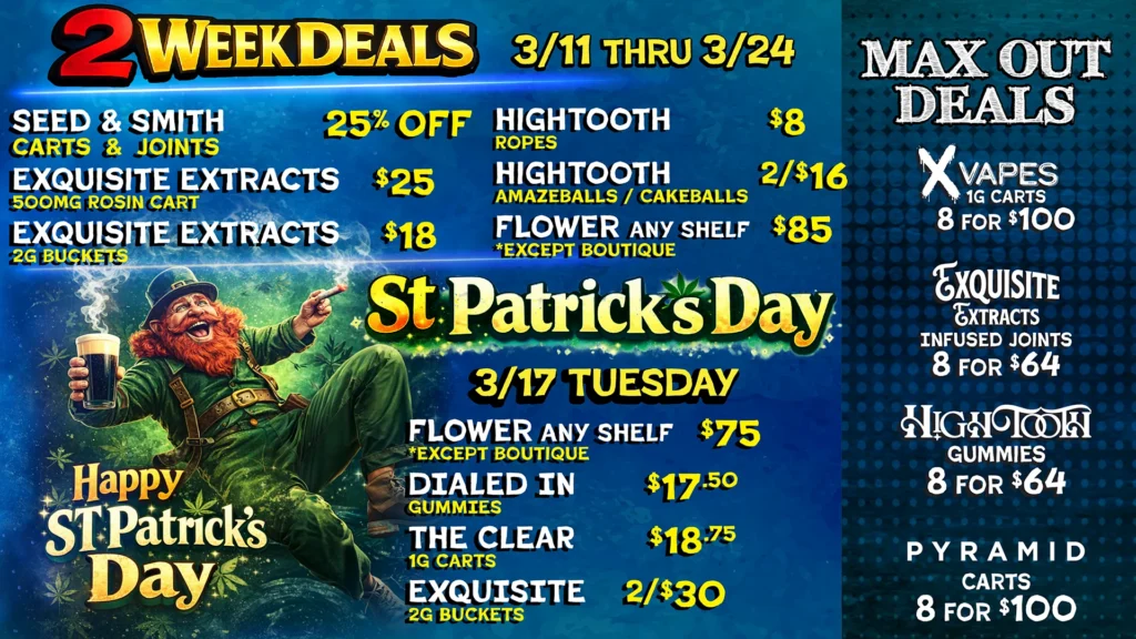 2 Week Deals / Max-Out Specials