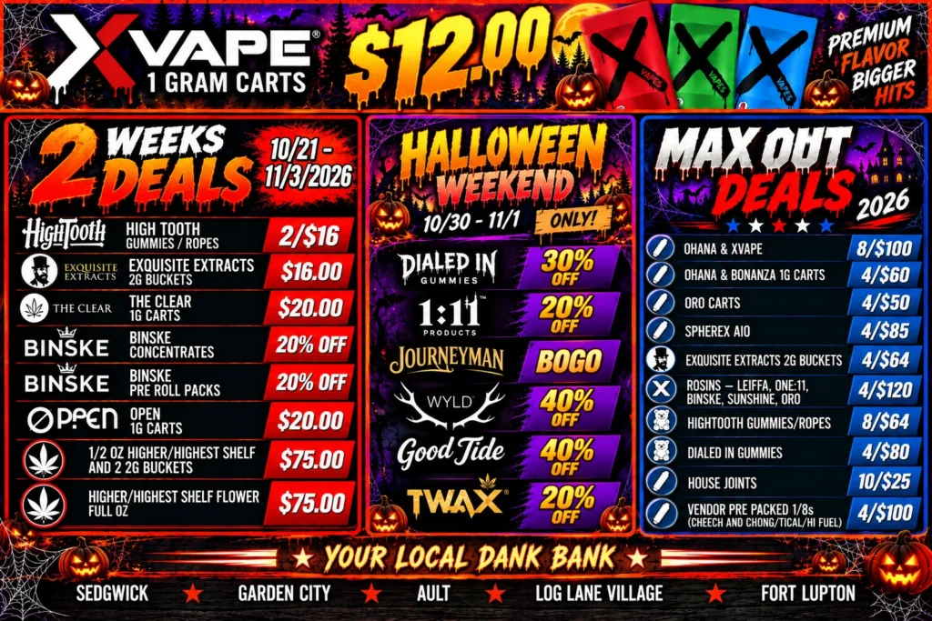 2 Week Deals / Max-Out Specials